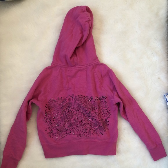 Victoria pink line hoodie - Picture 2 of 2